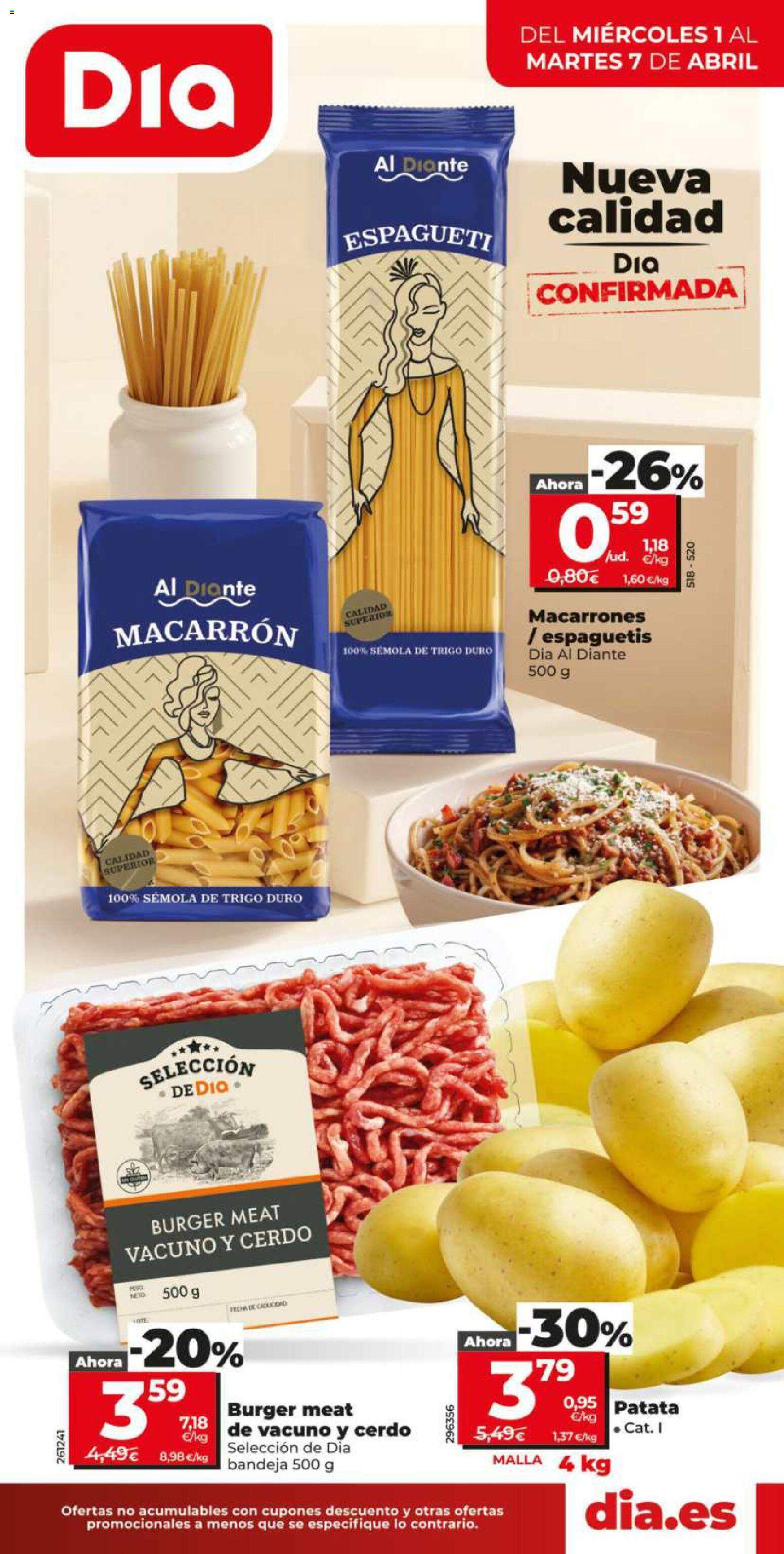Nuevo folleto Dia desde 01/04