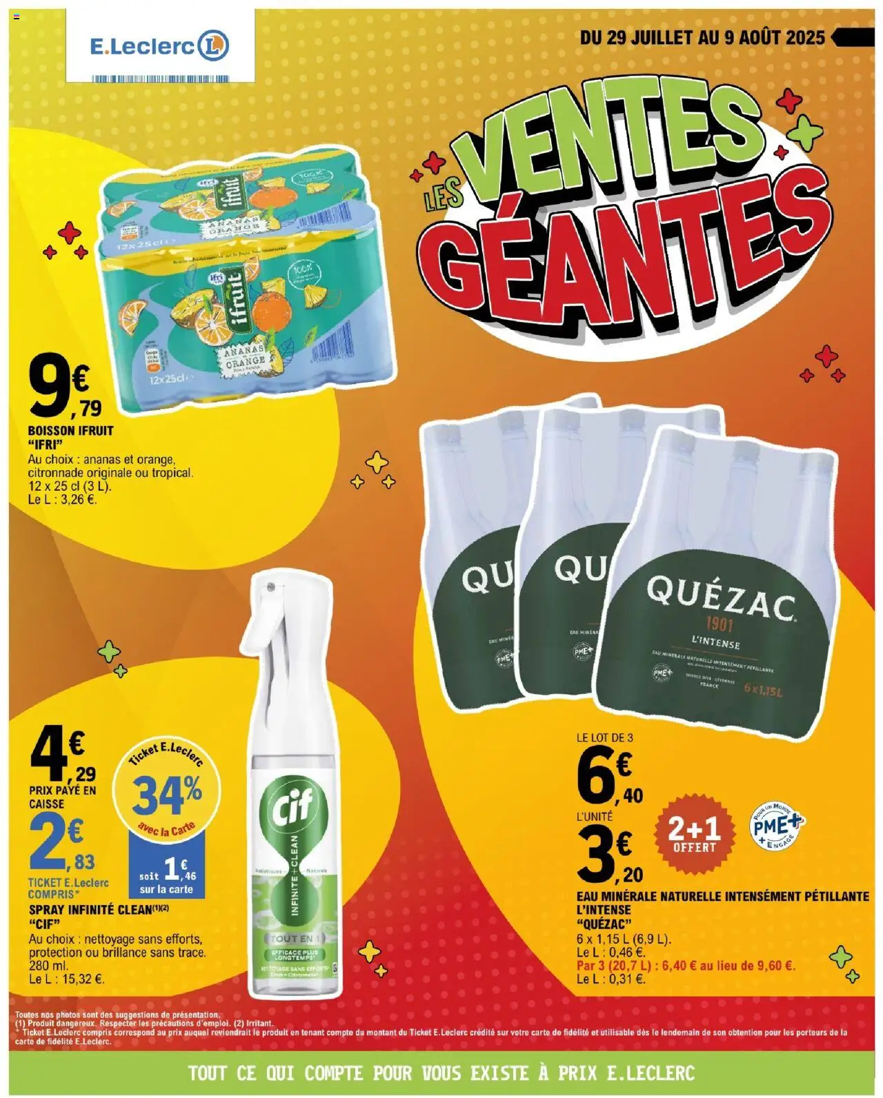 E-catalogue Leclerc 5 de la boutique E.Leclerc valable du 29/07/2025 - Page numéro 1