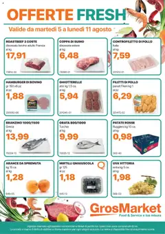 Anteprima dell'opuscolo Volantino Offerte Fresh dal negozio Sogegross valido da 05/08/2025