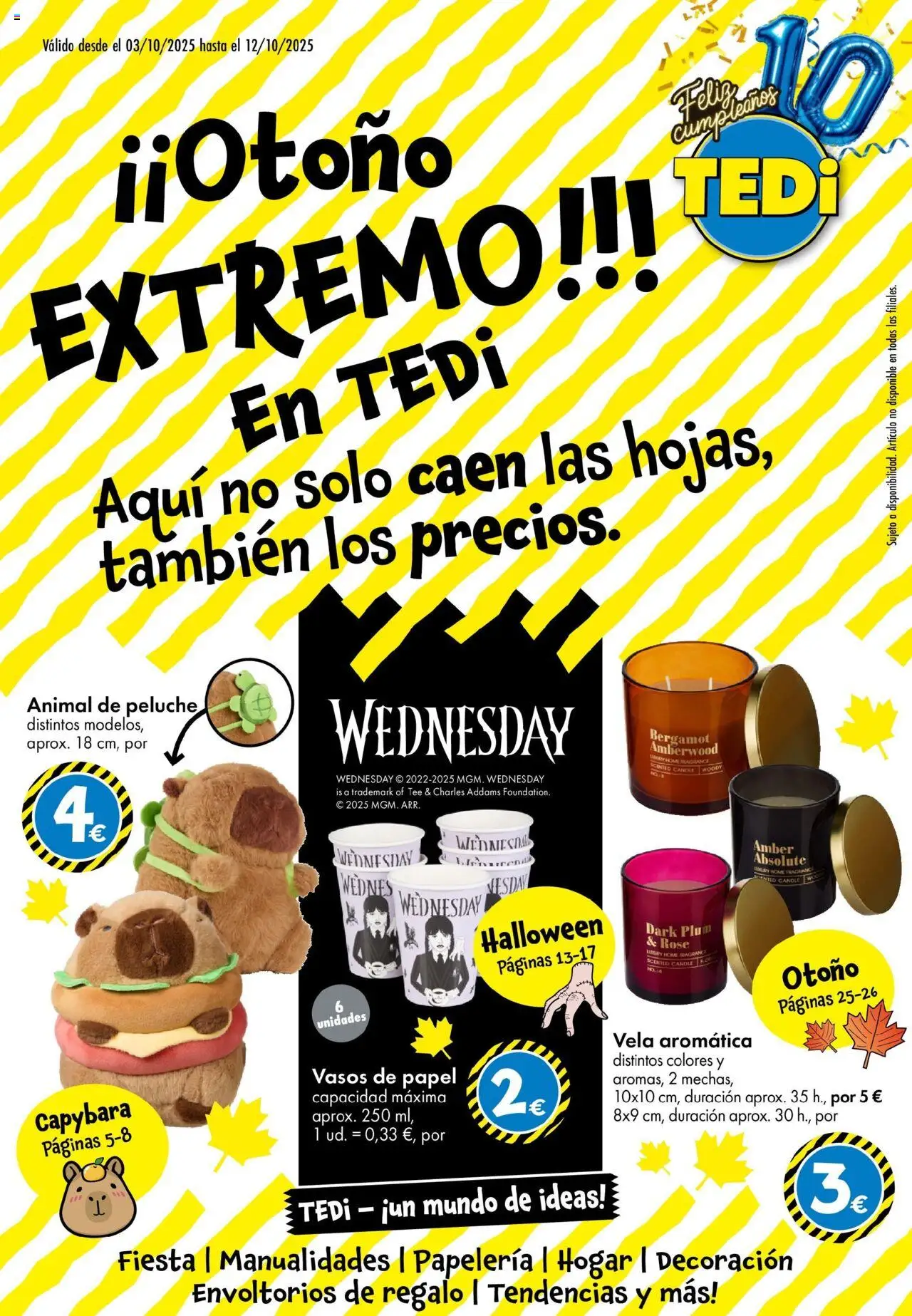Vista previa del folleto de la tienda TEDi válido desde el 03/10/2025 - Vela, Decoración, Vasos, Vela aromática