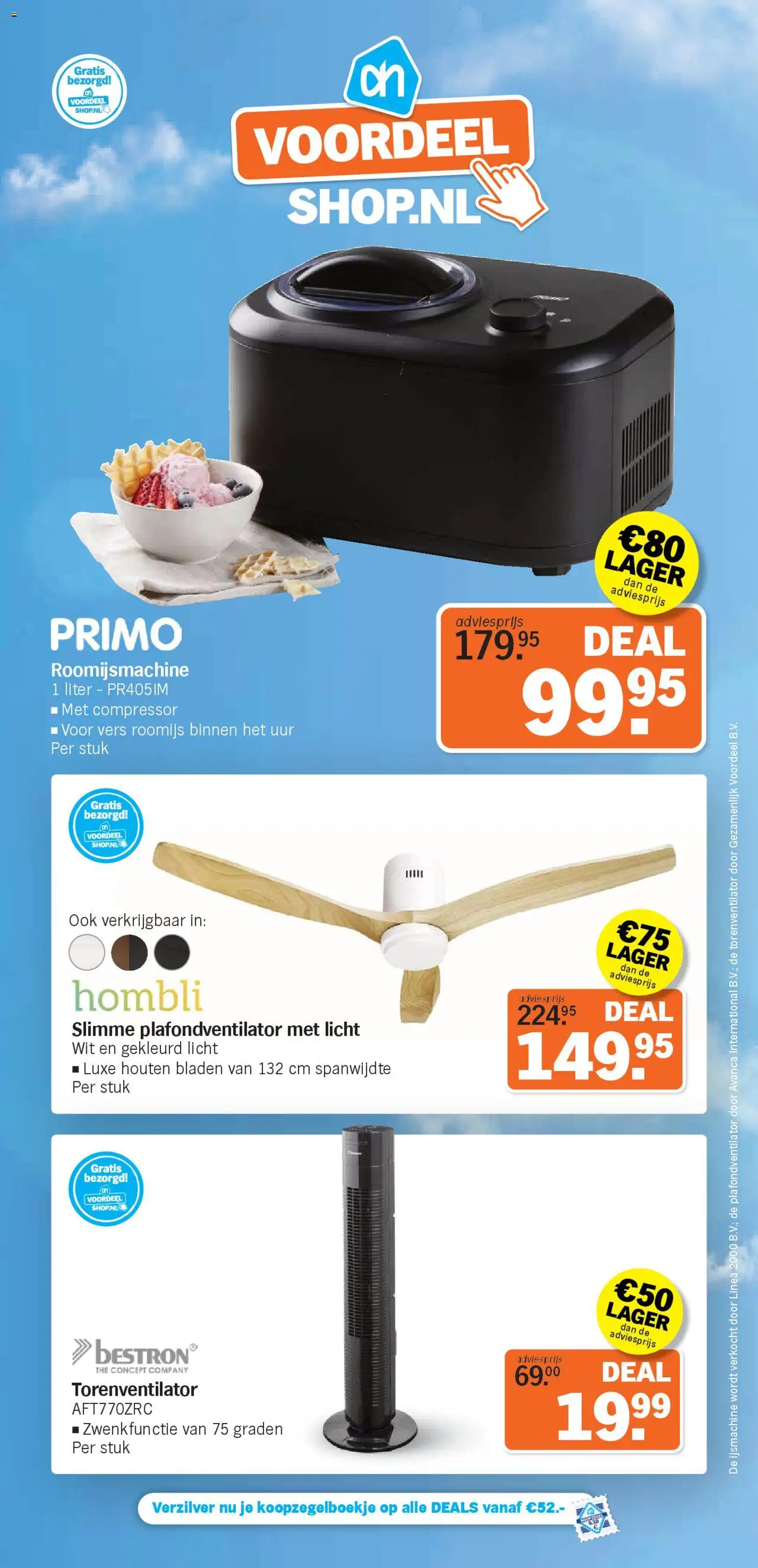 Albert Heijn shop Voordeelshop folder week 31 geldig vanaf 27-07-2025 - Paginanummer 1