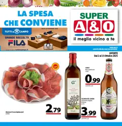 Anteprima dell'opuscolo Volantino Supermercato dal negozio A&O valido da 02/10/2025