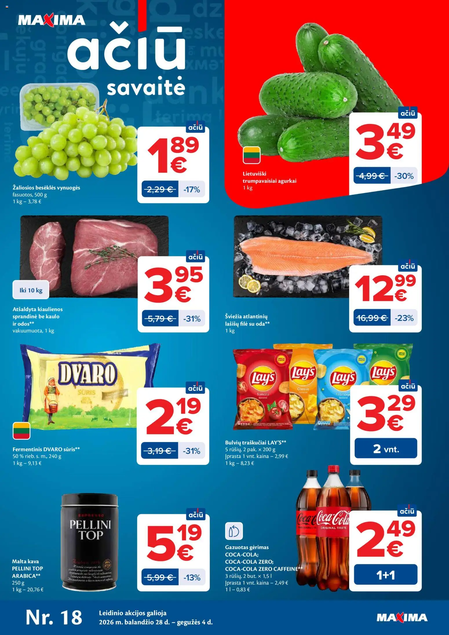 MAXIMA parduotuvės leidinio MAXIMA leidinys galiojančio nuo 2026.04.28 peržiūra