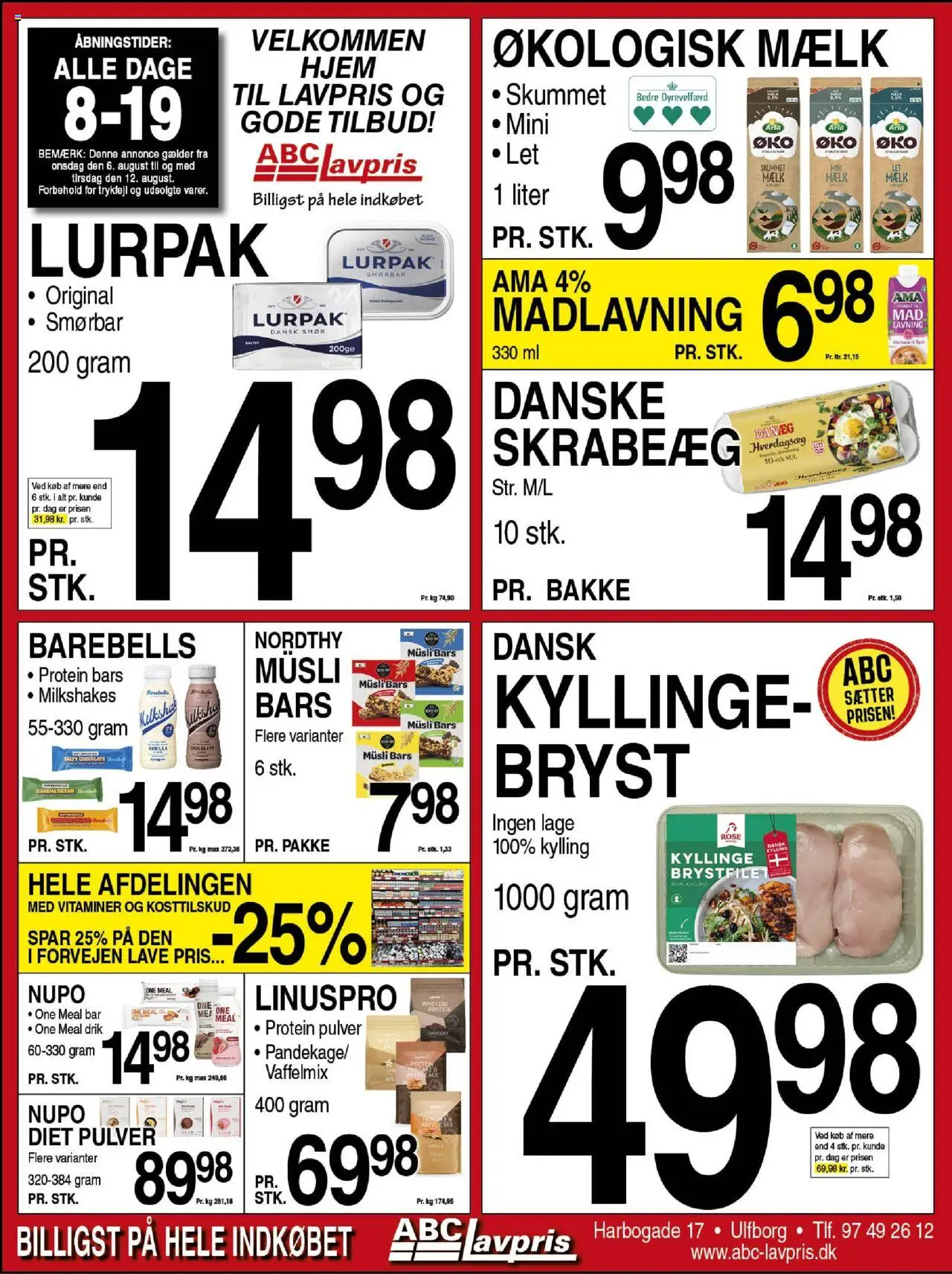Abc Lavpris tilbudsavis gyldig fra 06/08/2025 - side 1
