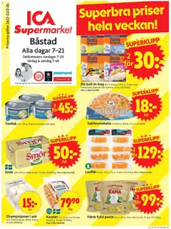 Förhandsgranska reklamblad Båstad från butik ICA Supermarket gäller från 16/02/2026