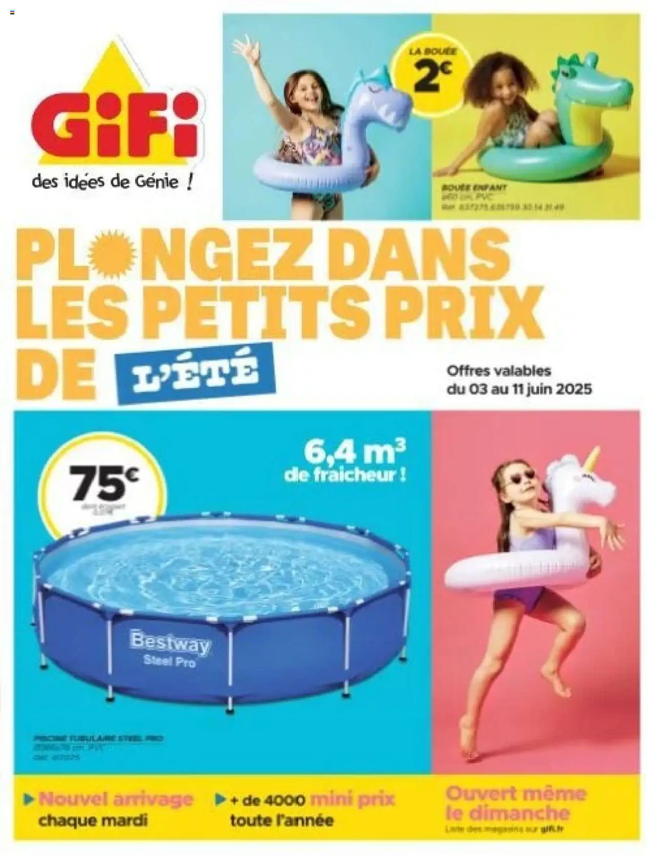 Catalogue de la boutique GiFi valable du 08/07/2025 - Page numéro 1
