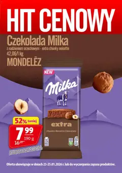 Pogląd gazetki "Promocja - Czekolada Milka Chunky Noisette 190g" ze sklepu Prim Market ważnej od 23.01.2026