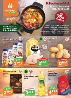 Pregled letka Katalog trgovine Studenac vrijedi od 02.01.2026