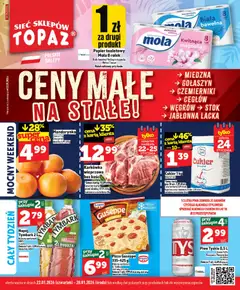 Pogląd gazetki "Ceny małe na stałe" ze sklepu Topaz ważnej od 22.01.2026
