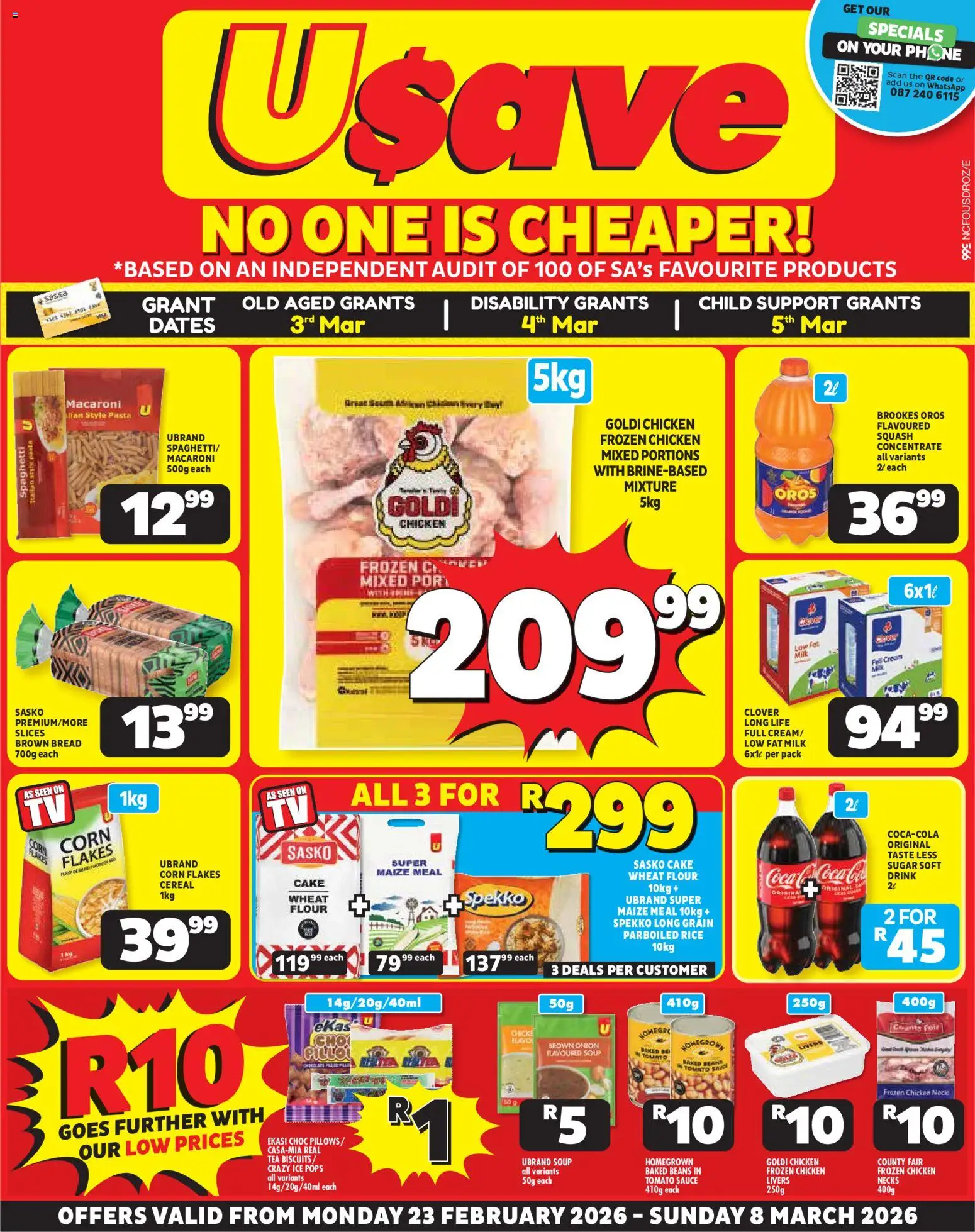 Preview of Usave flyer valid from 23/02/2026