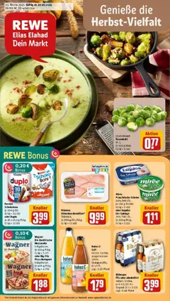 Vorschau von dem Prospekt des Geschäftes Rewe, gültig ab dem 19.10.2025