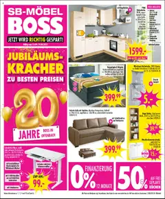 Vorschau von dem Prospekt des Geschäftes SB Möbel Boss, gültig ab dem 13.09.2025