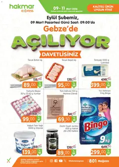 Hakmar Express Hakmar Express - Açılış Mağazalarımız 09.03.2026 - Broşürünün önizlemesi