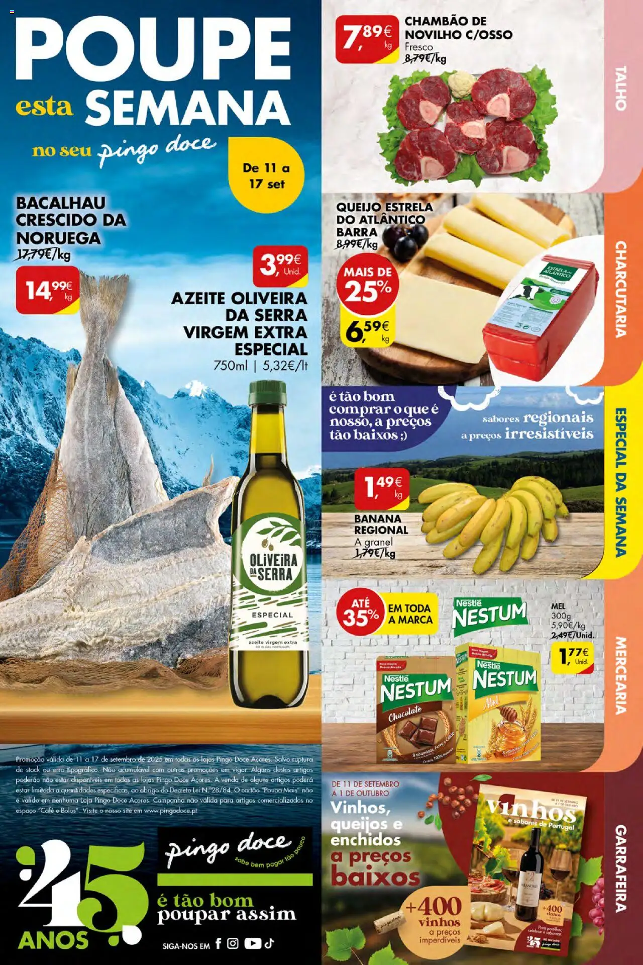 Pingo Doce Folheto de 11/09/2025 - catálogo esta semana - página 1