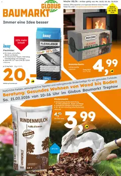 Vorschau von dem Prospekt des Geschäftes Globus Baumarkt, gültig ab dem 16.02.2026