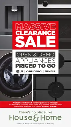 Preview of House and Home flyer valid from 16/03/2026