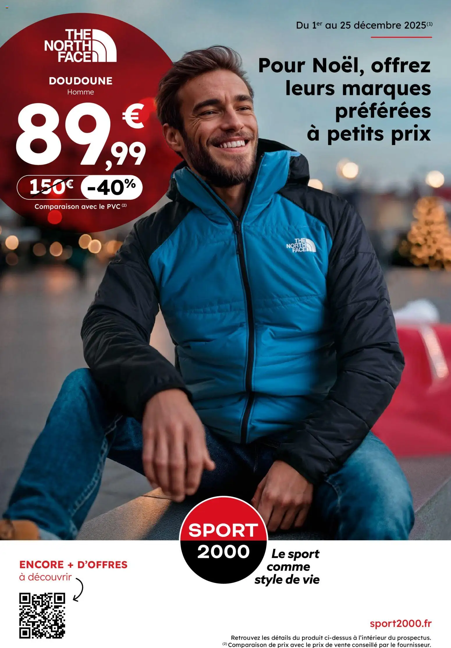 Prévisualisation de Catalogue Noël du magasin Sport 2000 formulaire valide 01/12/2025 - Doudoune