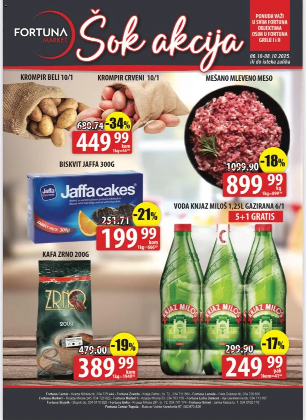 Fortuna Market katalog važi od 06.10.2025 - stranica 1
