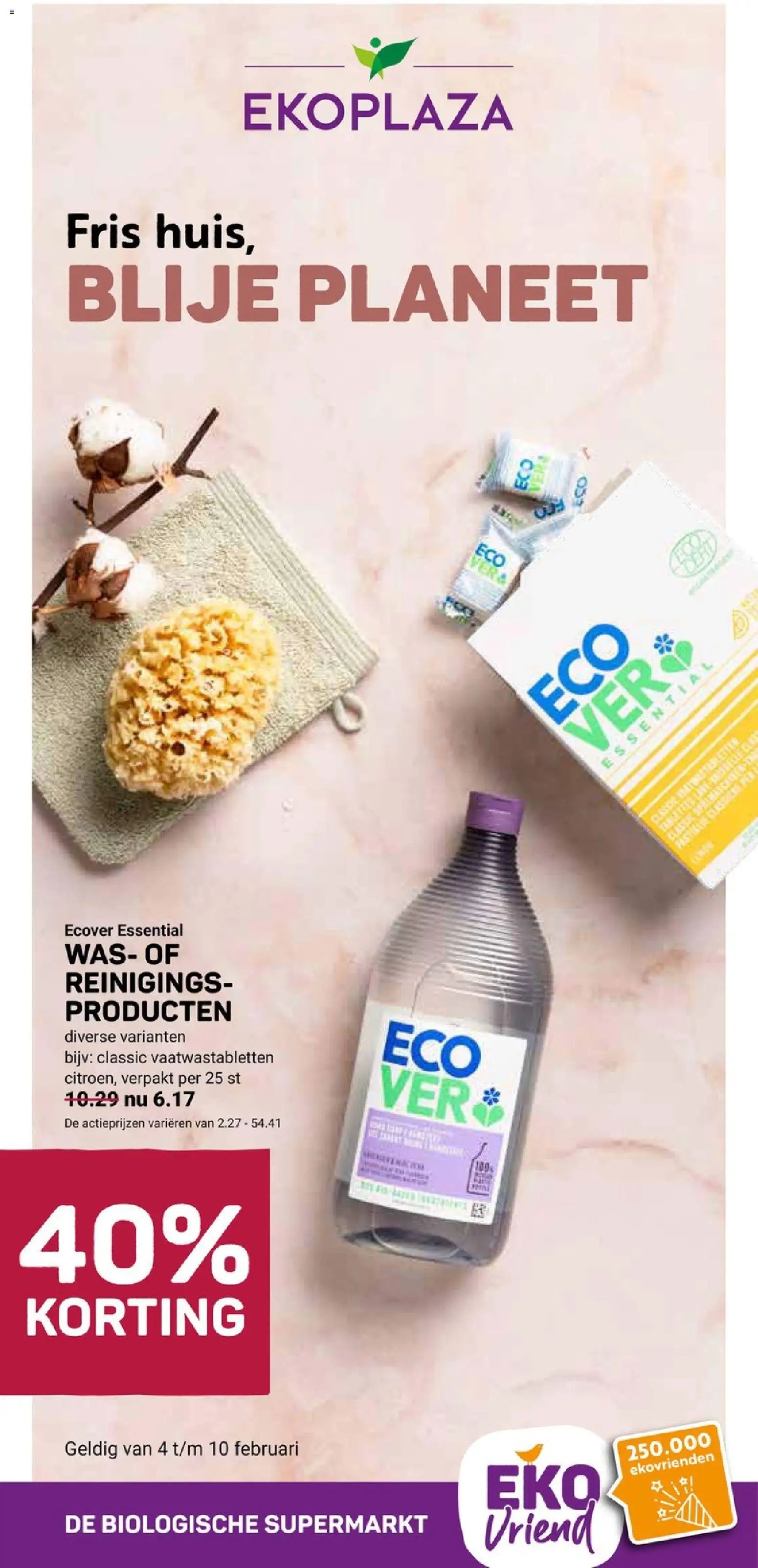 Voorbeeld van Folder week 6 van winkel Ekoplaza geldig vanaf 04-02-2026