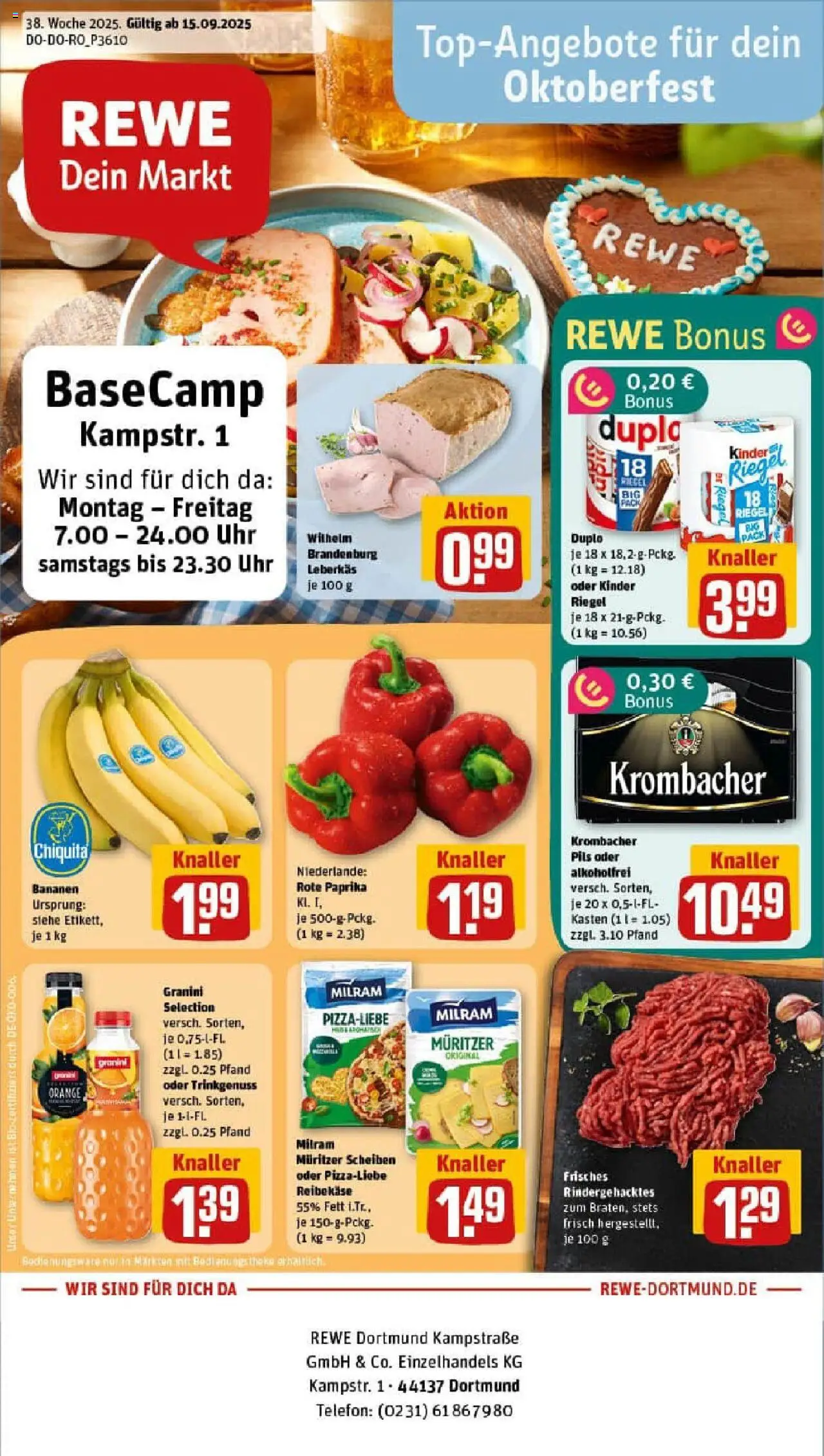 REWE Prospekt ab 14.09.2025 nächste Woche - Prospekt Dortmund	