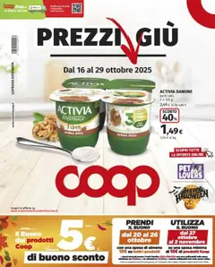Anteprima dell'opuscolo Attuale volantino dal negozio COOP valido da 16/10/2025