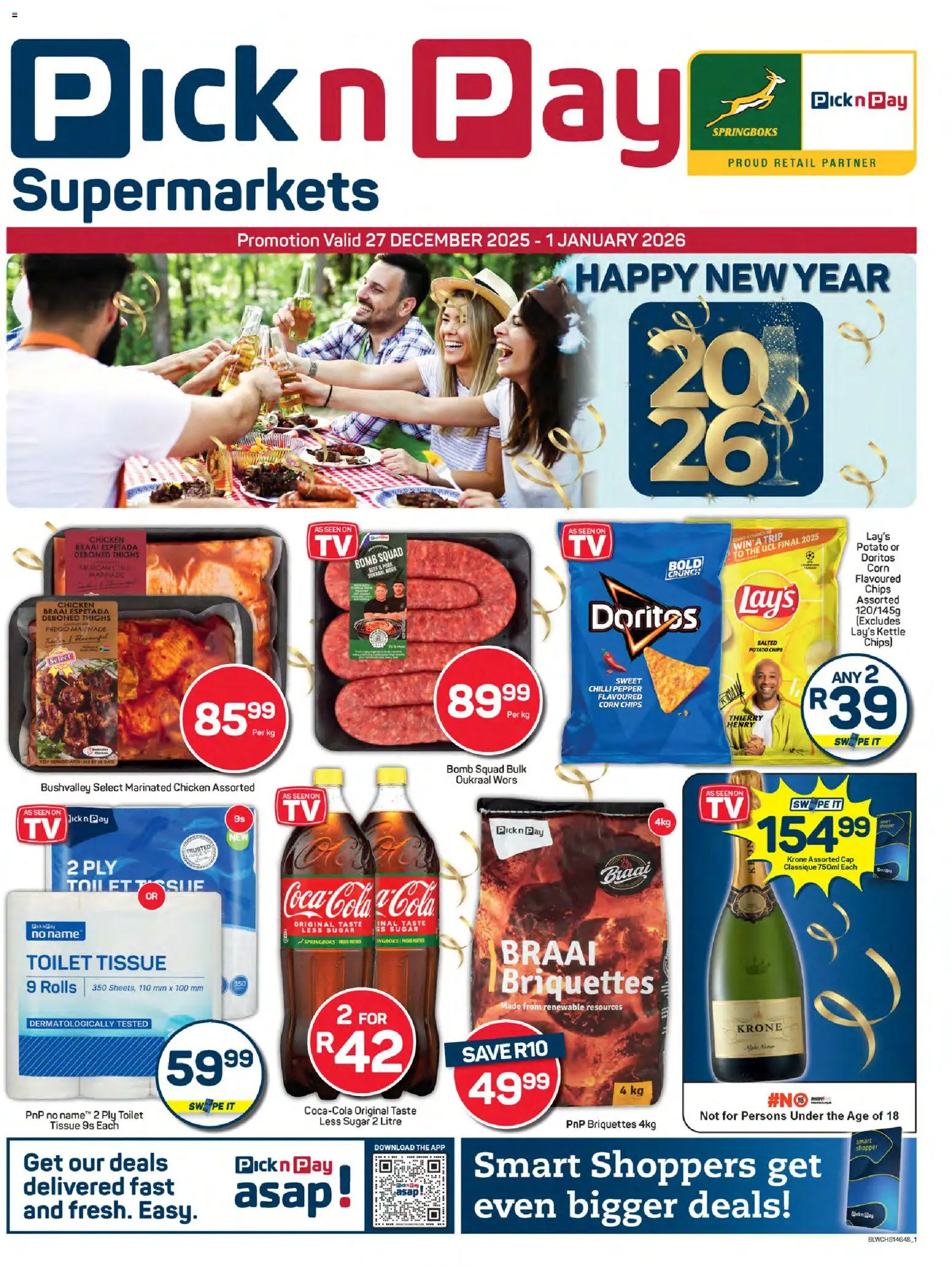 Preview of Pick n Pay flyer valid from 27/12/2025