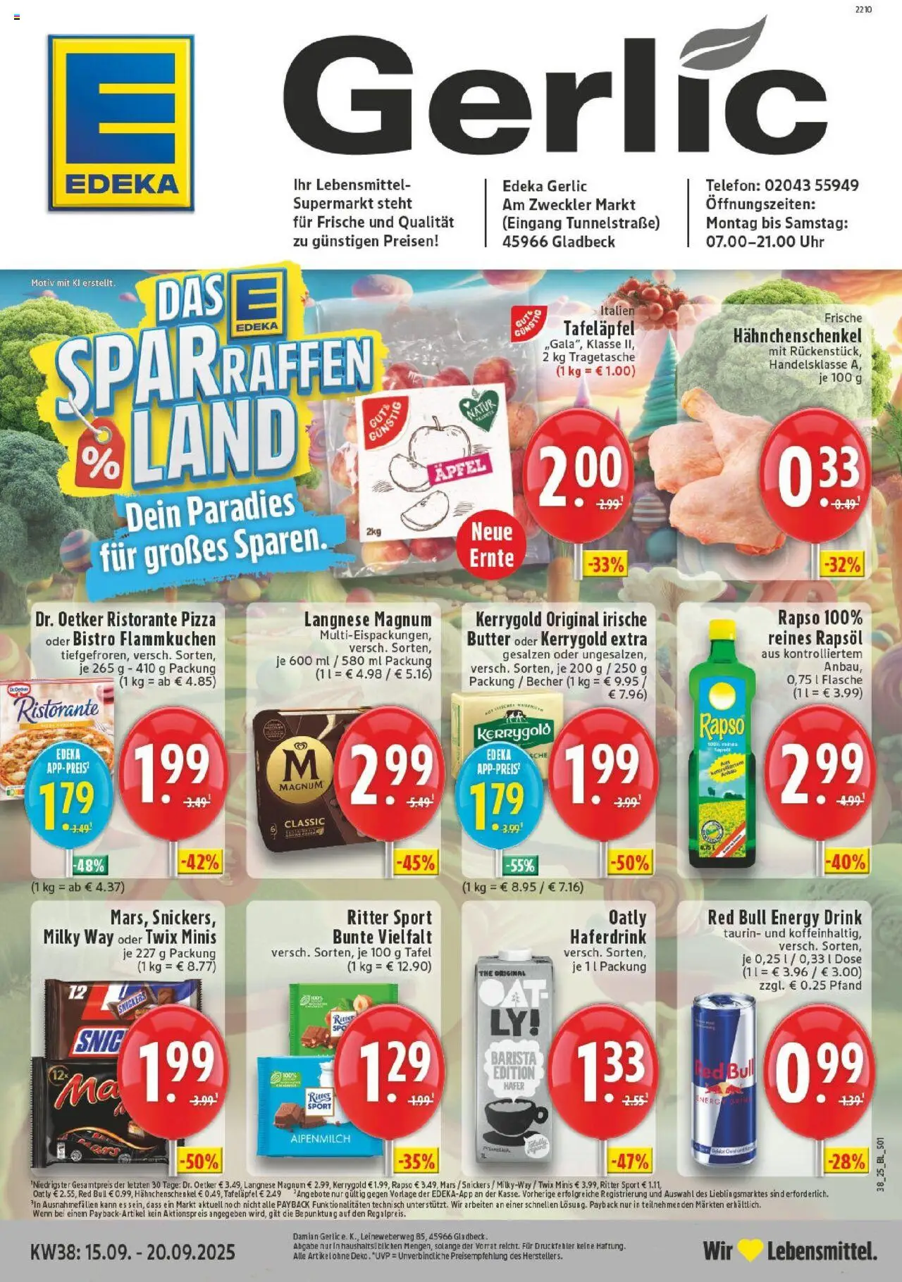 EDEKA Prospekt ab 14.09.2025 - Prospekt Gladbeck Online