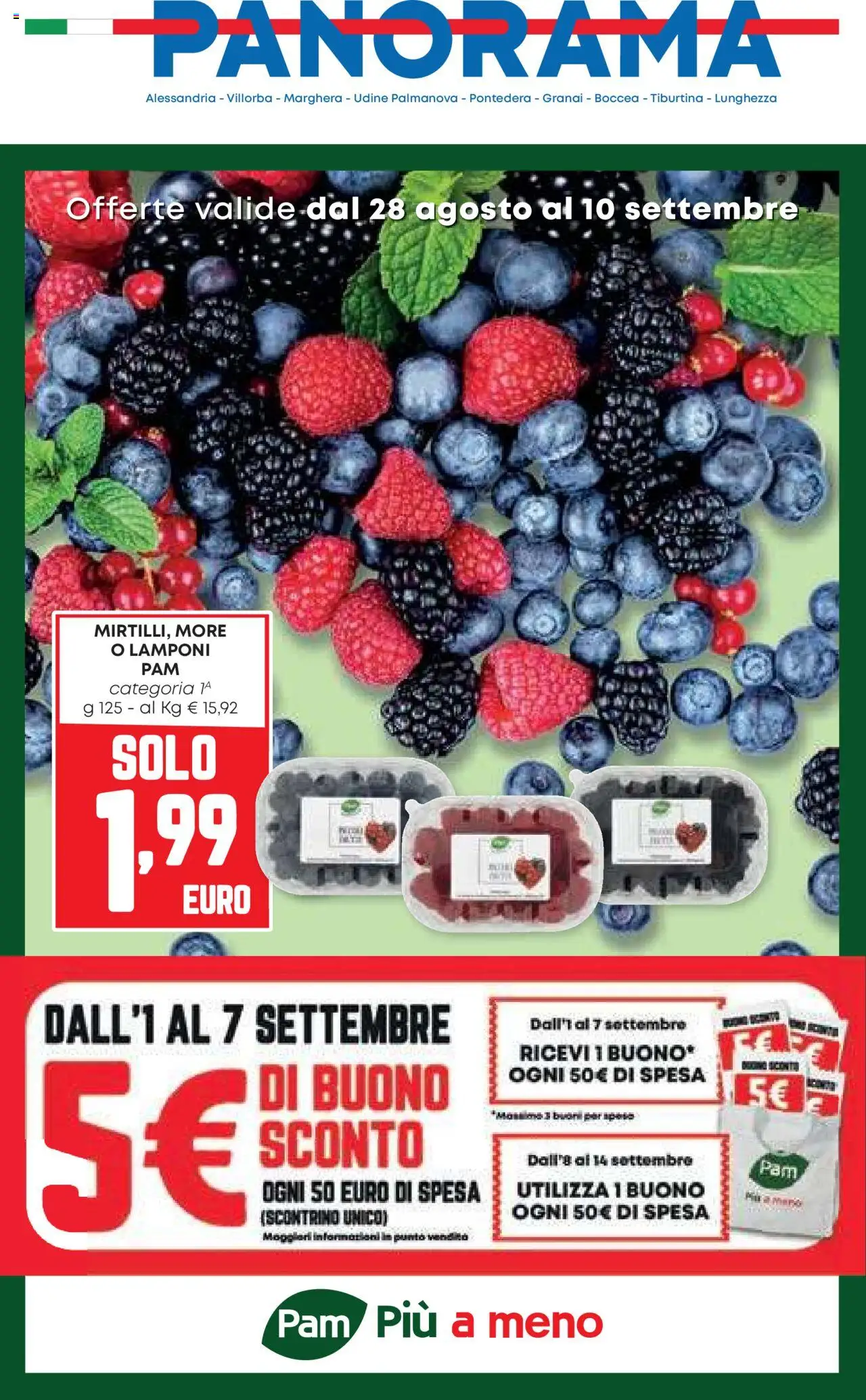 Volantino Panorama valido da 28/08/2025 numero di pagina 1