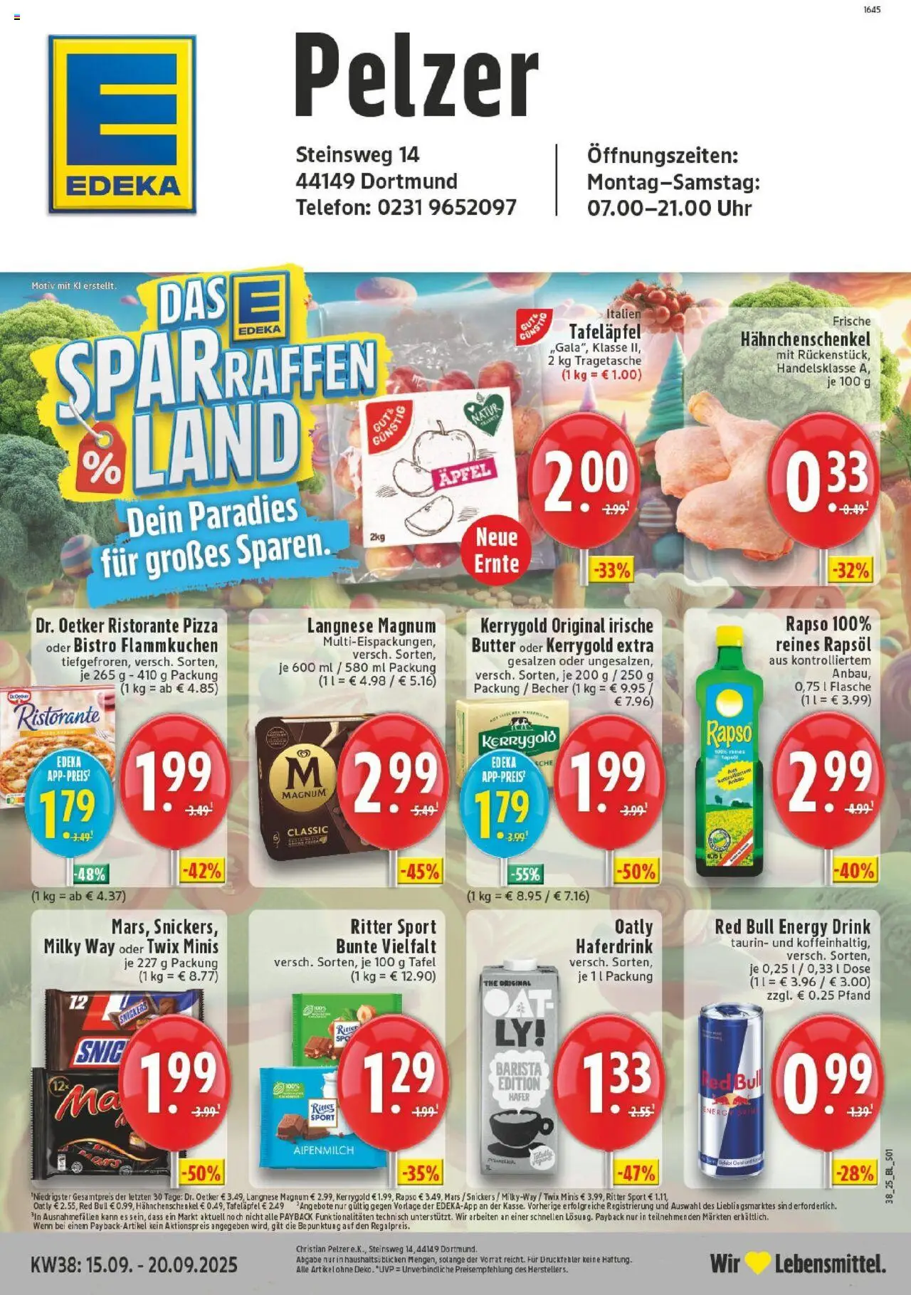 EDEKA Prospekt ab 14.09.2025 - Prospekt Dortmund - Oespel Online
