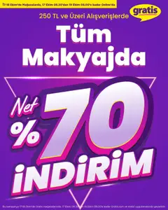Gratis İndirim 17.10.2025 - Broşürünün önizlemesi