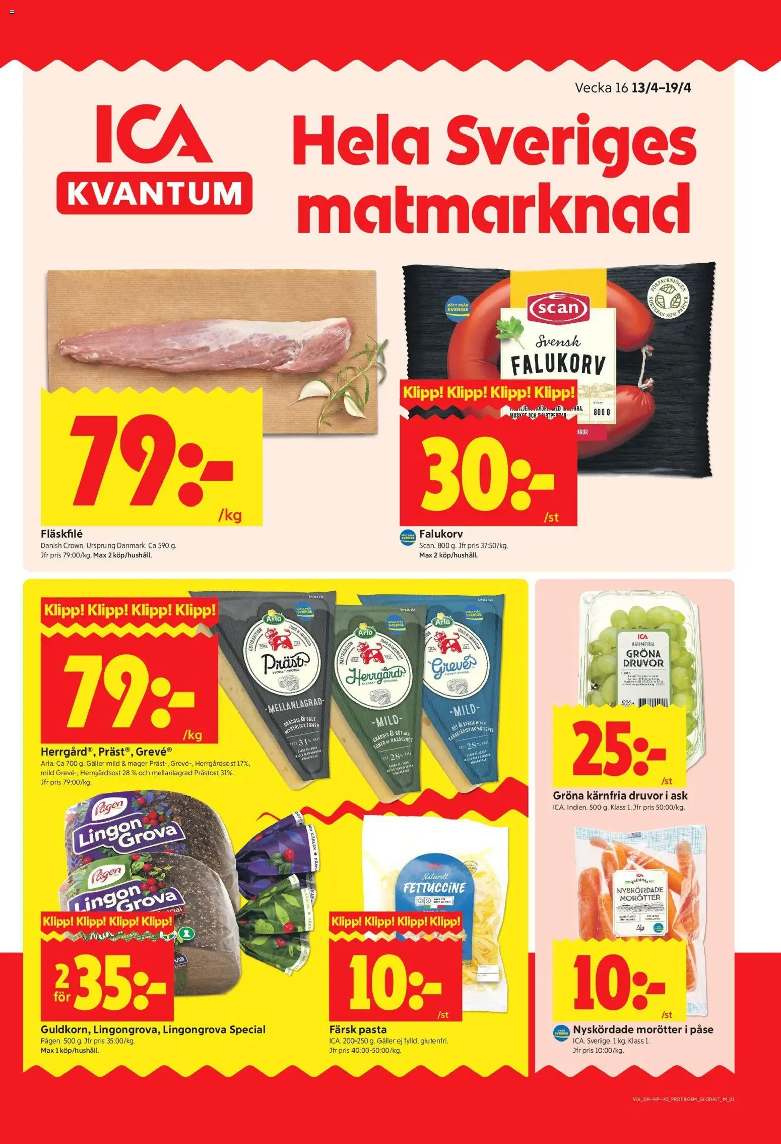 Förhandsgranska reklamblad Tyresö från butik ICA Kvantum gäller från 13/04/2026