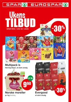 Forhåndsvis Kundeavis fra butikk Spar gyldig fra 21/07/2025