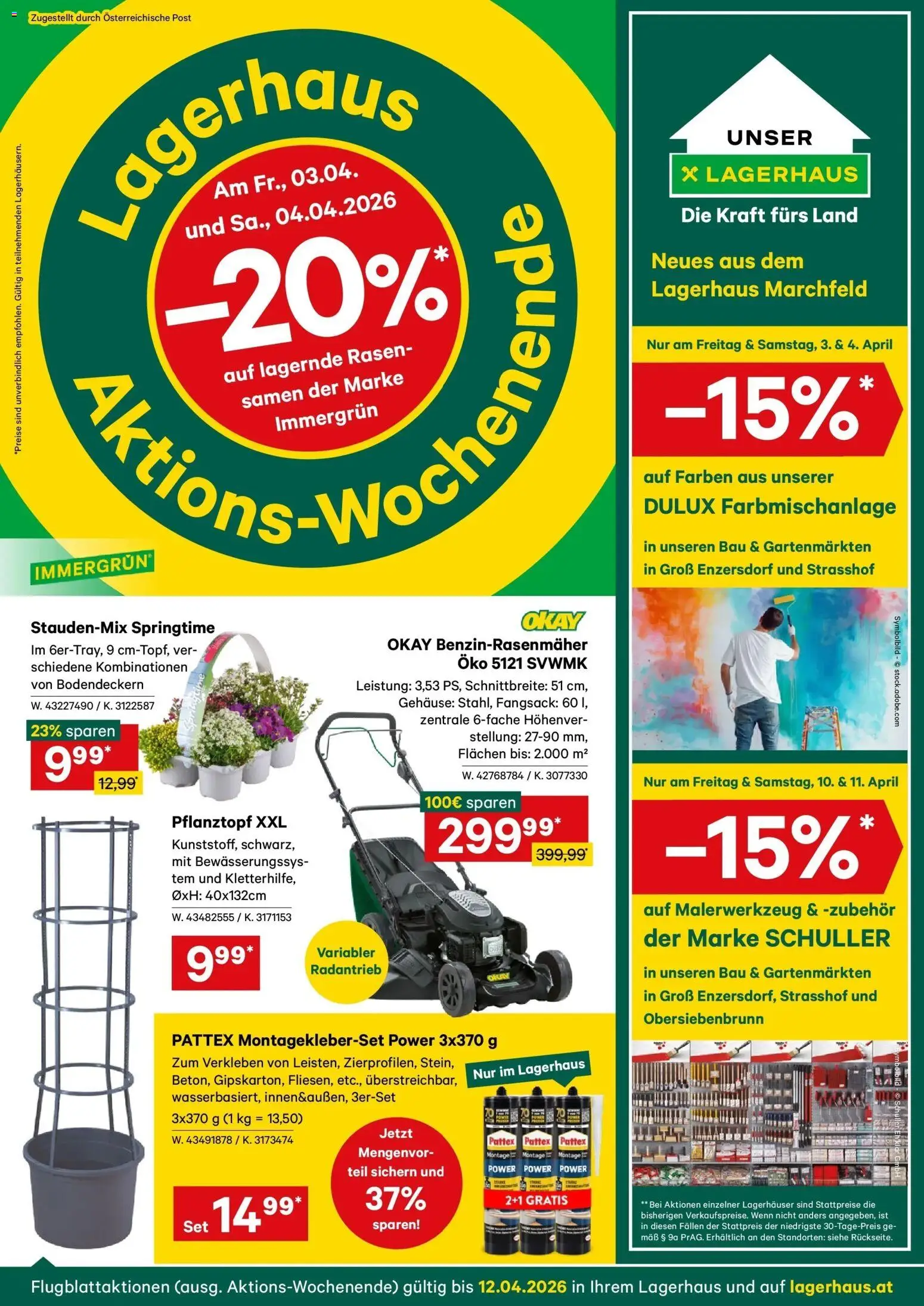 Vorschau der Angebote: Lagerhaus Lagerhaus Wochen Angebote gültig ab 30.03.2026