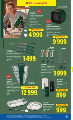 Lidl - Akciós újság Lidl megtekintése, amely érvényes 2025.11.06.-től | Oldal: 25