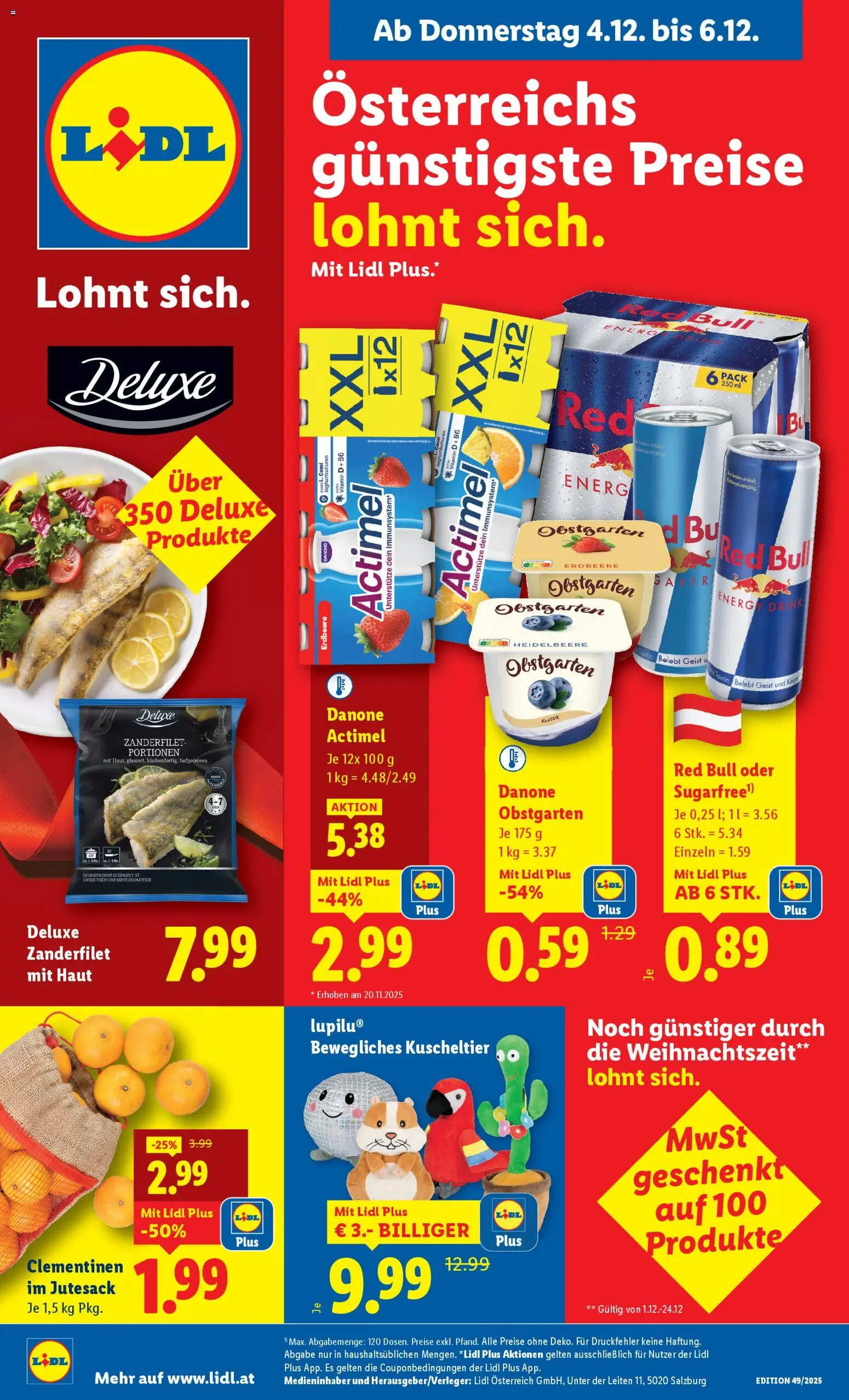 Vorschau der Angebote: Lidl Oberpullendorf, Güssing, Oberwart gültig ab 04.12.2025