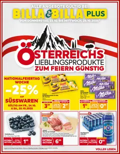 Vorschau der Angebote: Billa Steiermark gültig ab 23.10.2025