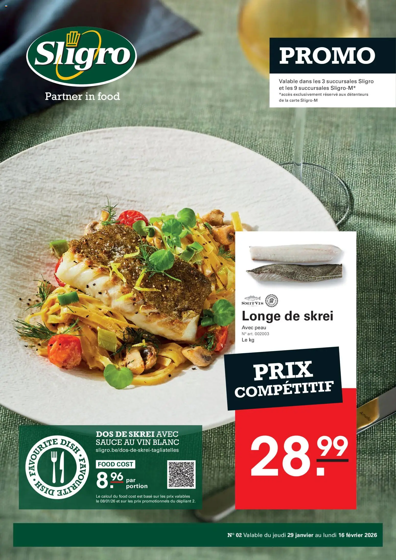 Voorbeeld van Promo van winkel Sligro geldig vanaf 29/01/2026 - La
