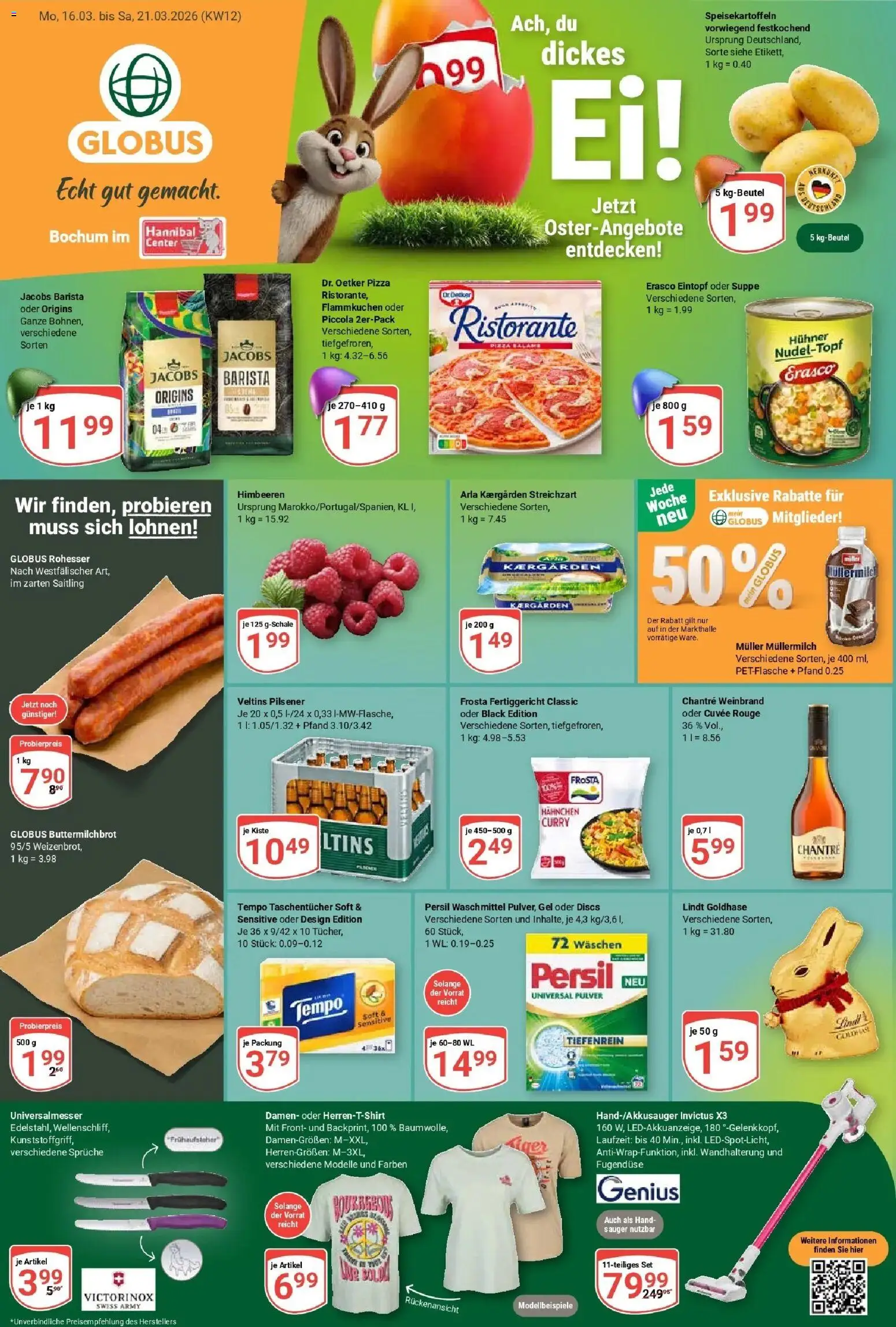 Vorschau von dem Prospekt des Geschäftes Globus, gültig ab dem 15.03.2026