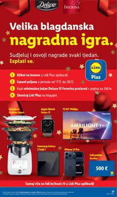 Pregled letka Katalog trgovine Lidl vrijedi od 17.11.2025 | Stranica: 27