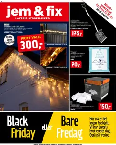 Forhåndsvis Black Friday fra butikk Jem & Fix gyldig fra 23/11/2025