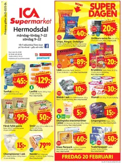 Förhandsgranska reklamblad Malmö från butik ICA Supermarket gäller från 16/02/2026