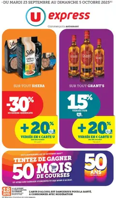 Prévisualisation de Catalogue du magasin U Express formulaire valide 23/09/2025