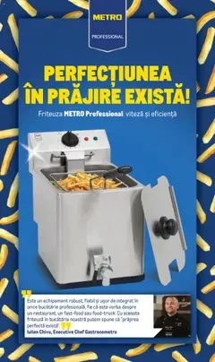 Previzualizarea de cataloage: Metro Catalog - Friteuză profesională 8L cu robinet golire valabil de la 01.10.2025