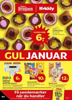 Eksempel på tilbudsavis Tilbudsavis fra butik Kvickly gyldig fra 23/01/2026