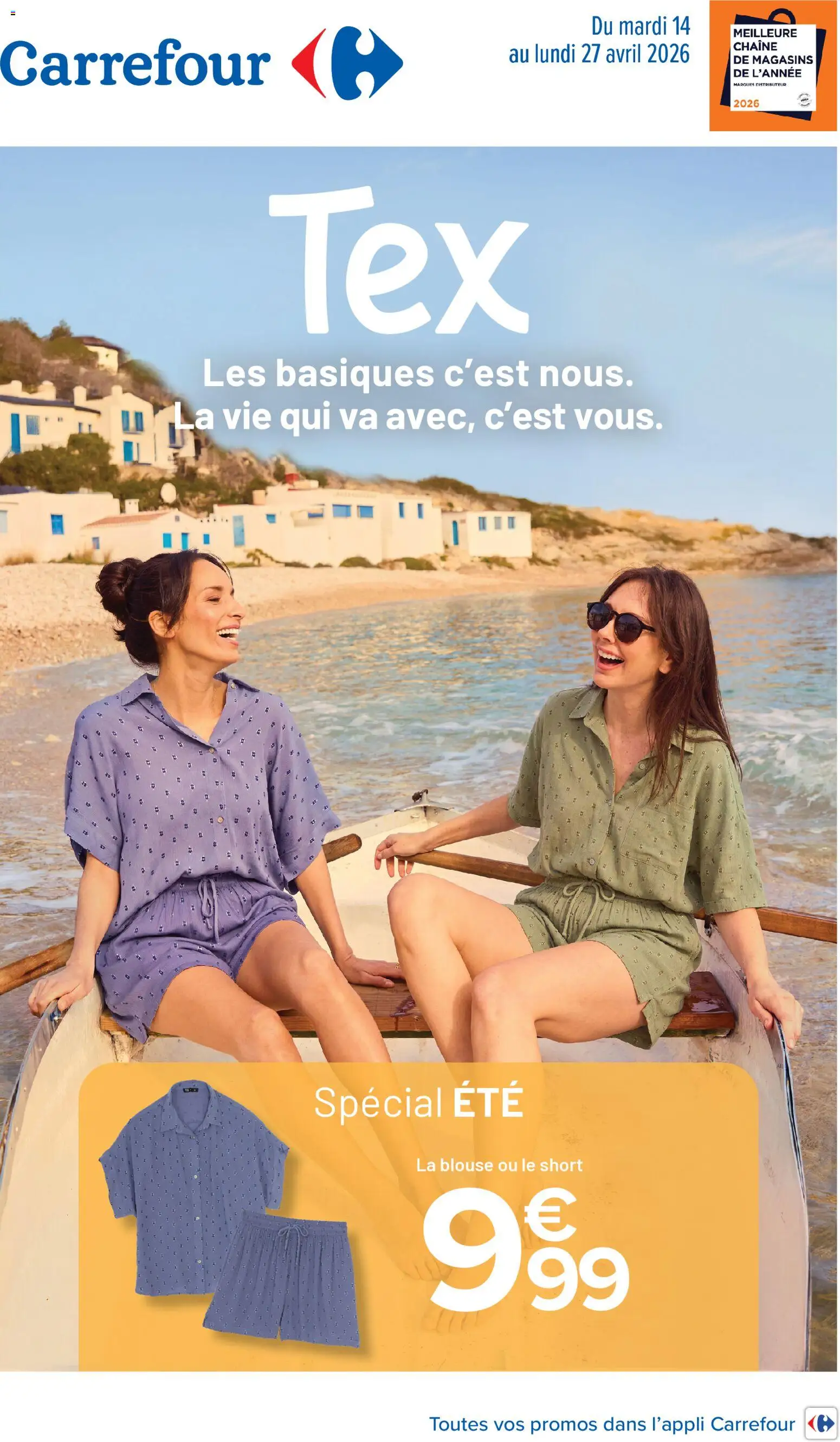Prévisualisation de Carrefour Tex spécial été du magasin Carrefour formulaire valide 14/04/2026