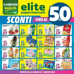 Anteprima dell'opuscolo Attuale volantino dal negozio Elite Supermercati valido da 18/07/2025