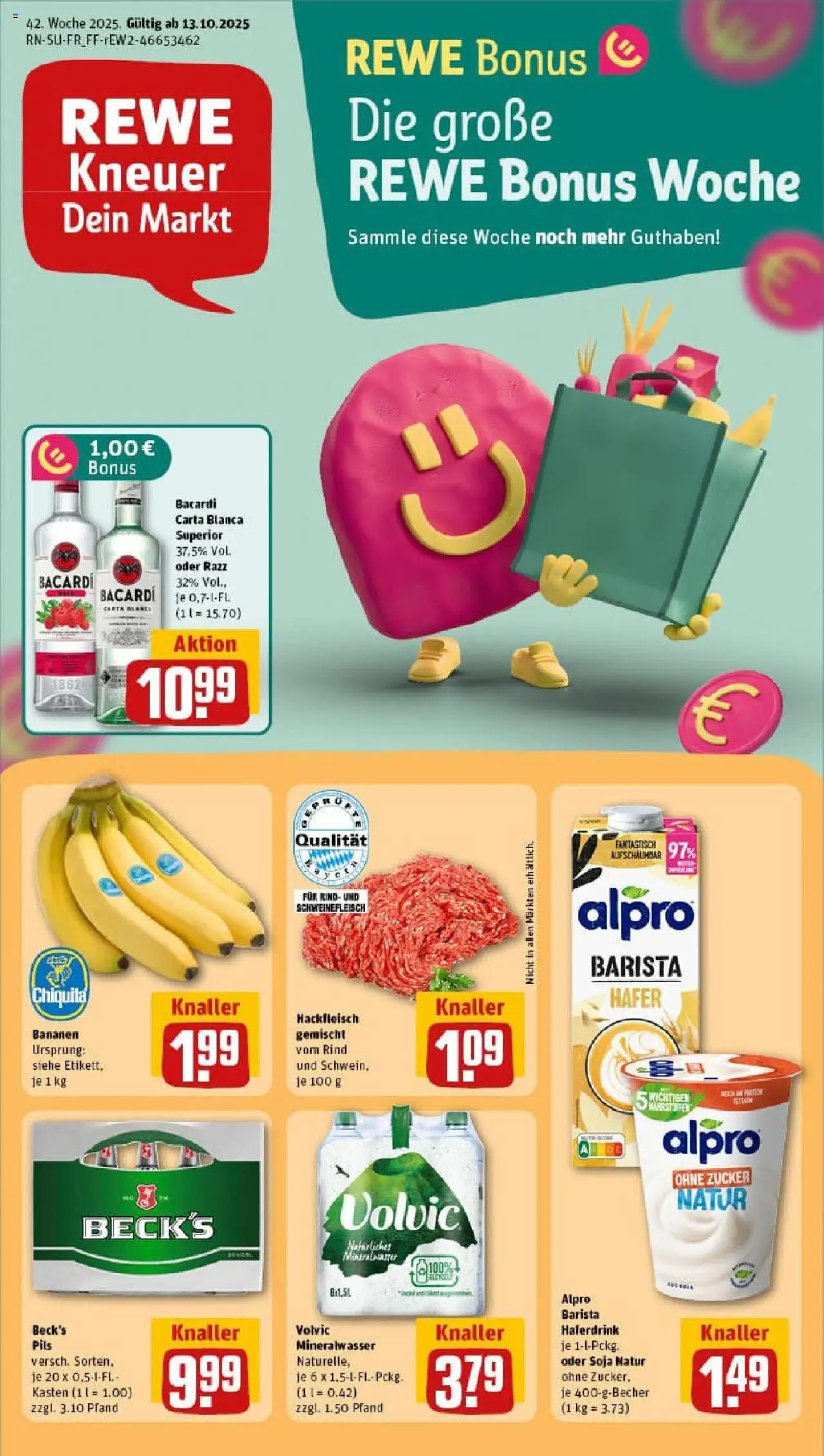 REWE Prospekt ab 13.10.2025 nächste Woche - Prospekt Heroldsberg	