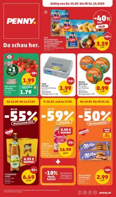 Vorschau der Angebote: Penny Markt Prospekt aktuell gültig ab 25.09.2025