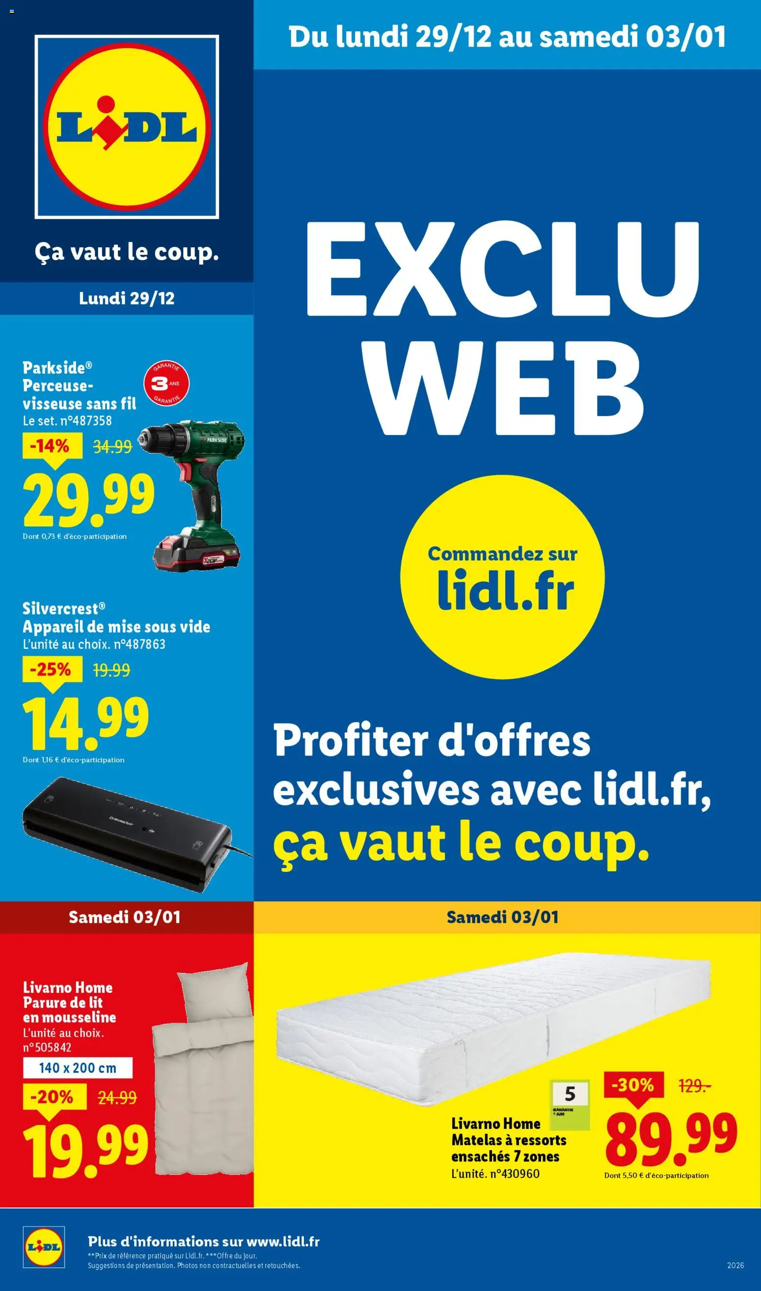 {LeafletName} de la boutique {shop} valable du {StartDate} - Page numéro {pageNumber}