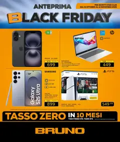 Anteprima dell'opuscolo Black Friday dal negozio BRUNO valido da 31/10/2025